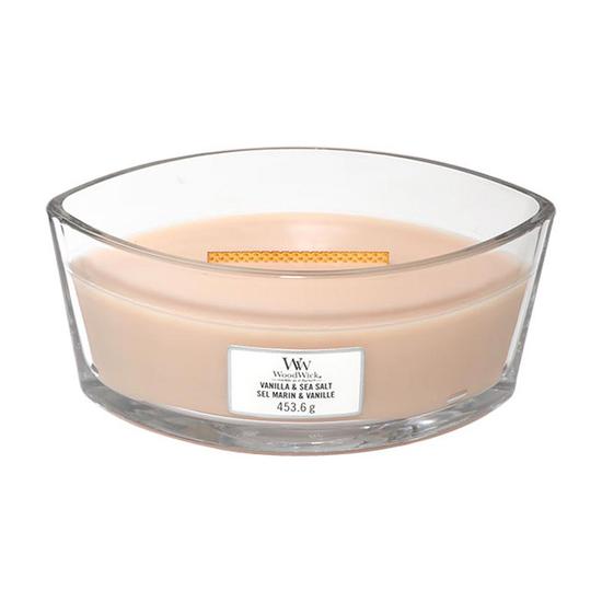 WoodWick Sea Salt Vanilla Ellipse Candle