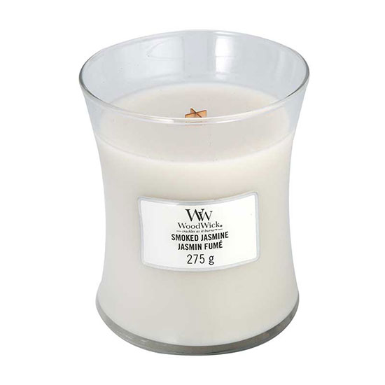 WoodWick Smoked Jasmine Medium Jar Candle