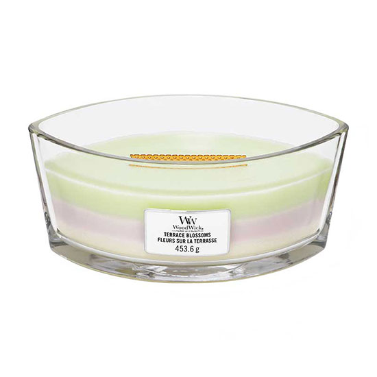 WoodWick Terrace Blossoms Trilogy Ellipse Candle 453.6g