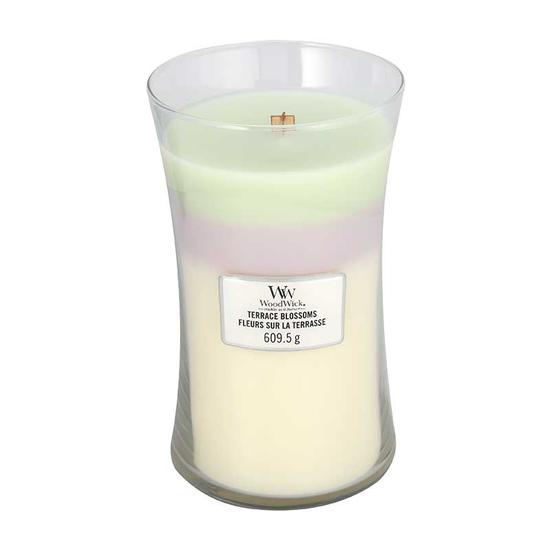 WoodWick Terrace Blossoms Trilogy Large Jar Candle 609.5g
