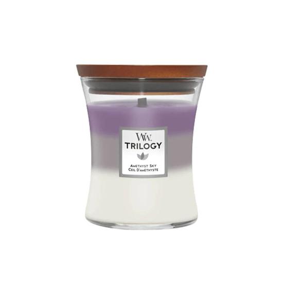 WoodWick Trilogy Amethyst Sky Medium Jar Candle