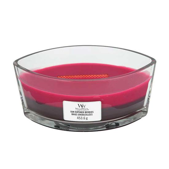 WoodWick Trilogy Sun Ripened Berries Ellipse Candle 453.6g