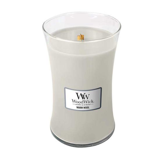 WoodWick Warm Wool Large Jar Candle