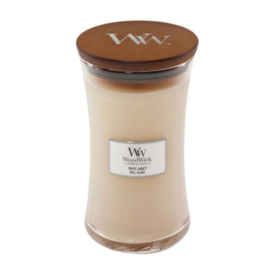 WoodWick White Honey Large Jar Candle
