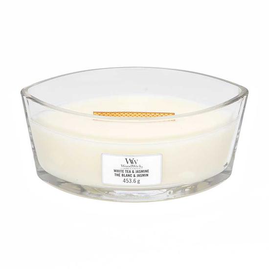 WoodWick White Tea & Jasmine Ellipse Candle