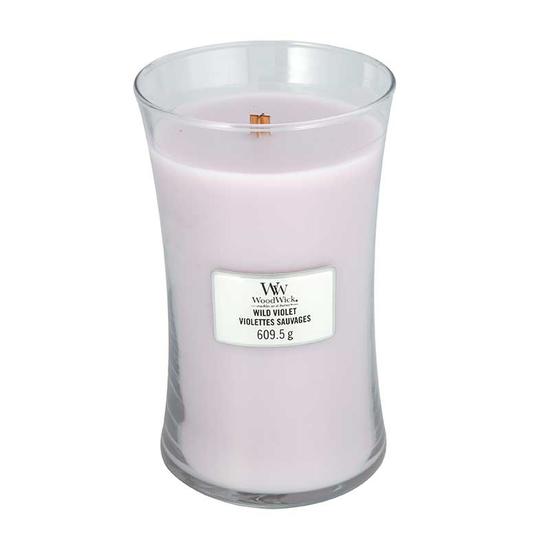WoodWick Wild Violet Large Jar Candle 609.5g