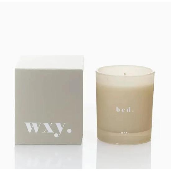 wxy. Bed Warm Musk + Black Vanilla Candle
