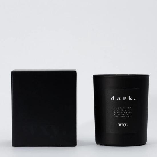 wxy. Dark. Teakwood & Vetiver Candle 7oz