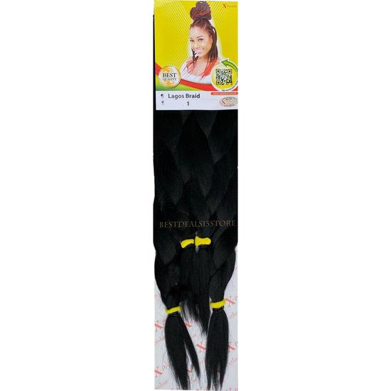 X Pression Synthetic Lagos Braid 1