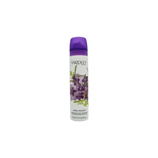 Yardley April Violets Body Spray 75ml