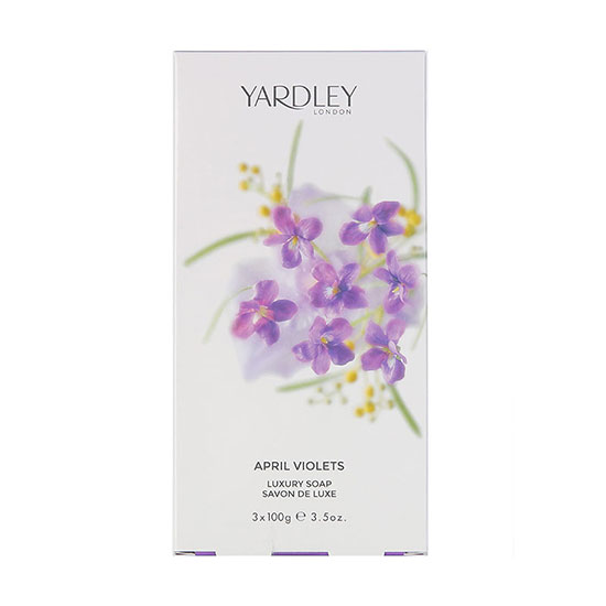 Yardley April Violets Soap Trio 300g