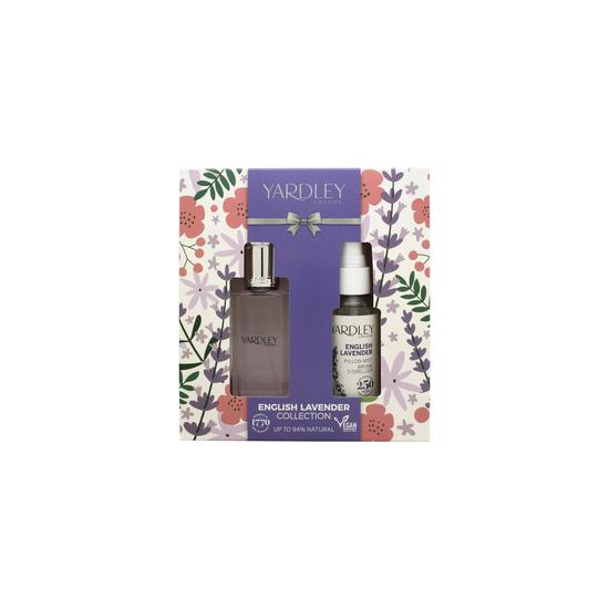 Yardley English Lavender Gift Set 50ml Eau De Toilette + 50ml Pillow Spray