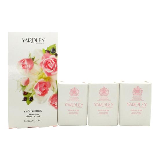Yardley English Rose Soap 3x 100g