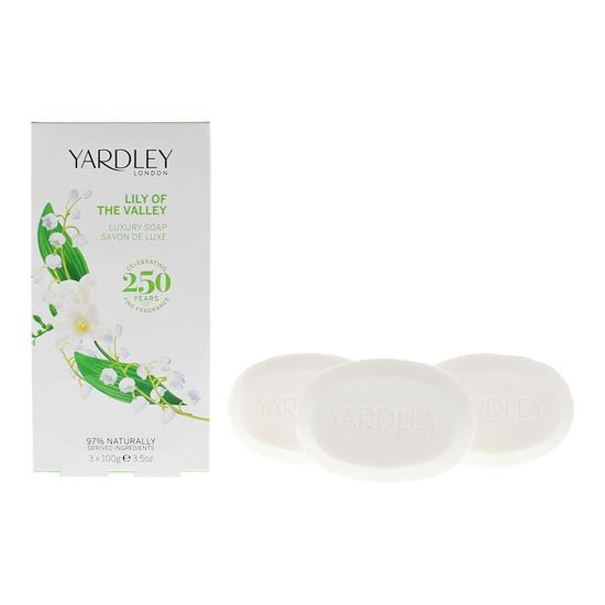 Yardley Lilly Of The Valley Luxury Soap For Her Body Care Women 100g x 3