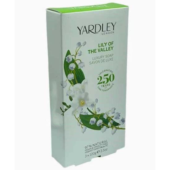Yardley Lily Of The Valley Luxury Soap 3 x 100 g