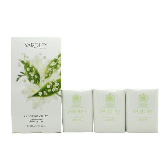 Yardley Lily Of The Valley Soap 3x 100g