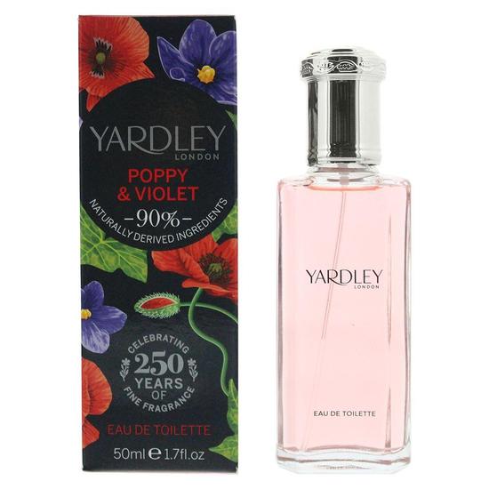 Yardley Poppy & Violet Eau De Toilette 50ml