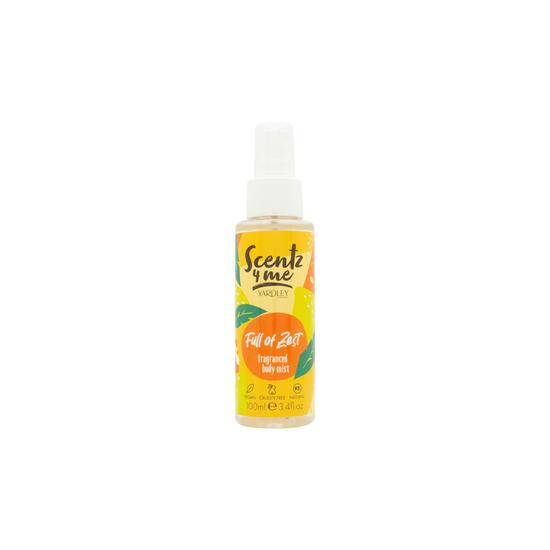 Yardley Scentz 4 Me Fragranced Body Mist Spray