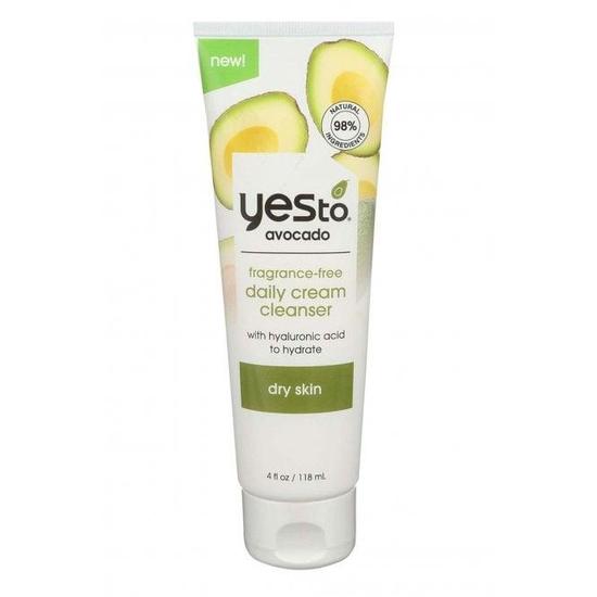 Yes To Avocado Daily Cream Cleanser Hydrate Dry Skin 118ml