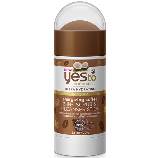 Yes To Coconut & Coffee 2 In 1 Scrub & Cleanser Stick 70g