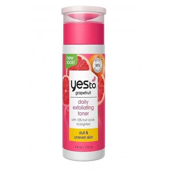 Yes To Grapefruit Daily Exfoliating Tonic Dull Uneven SKin 118ml