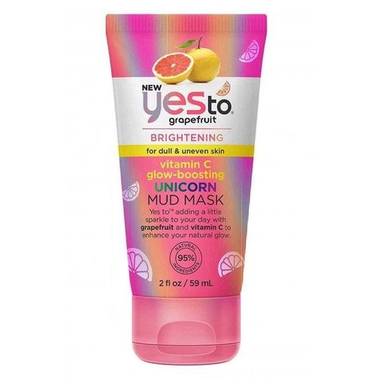 Yes To Grapefruit Vitamin C Glow Boosting Unicorn Mud Mask For Dull Uneven Skin 59ml