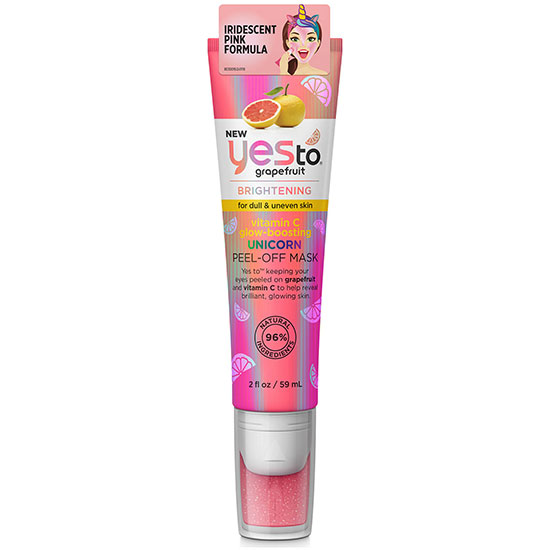 Yes To Grapefruit Vitamin C Glow Boosting Unicorn Peel Off Mask Tube