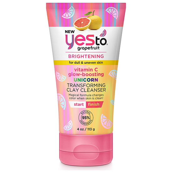 Yes To Grapefruit Vitamin C Glow Boosting Unicorn Transforming Clay Cleanser