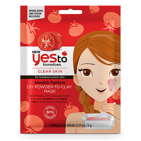 Yes To Tomatoes Blemish Fighting DIY Powder To Clay Mask