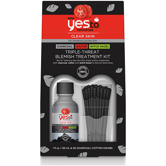 Yes To Tomatoes Detoxifying Charcoal Maximum Strength Blemish Kit