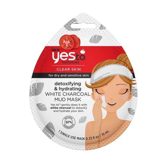 Yes To Tomatoes Detoxifying & Hydrating White Charcoal Mud Mask