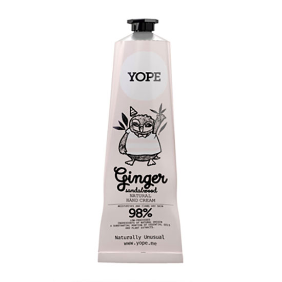 YOPE Natural Hand Cream Ginger & Sandalwood 100ml