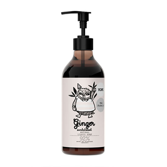 YOPE Natural Hand Soap Ginger & Sandalwood 500ml