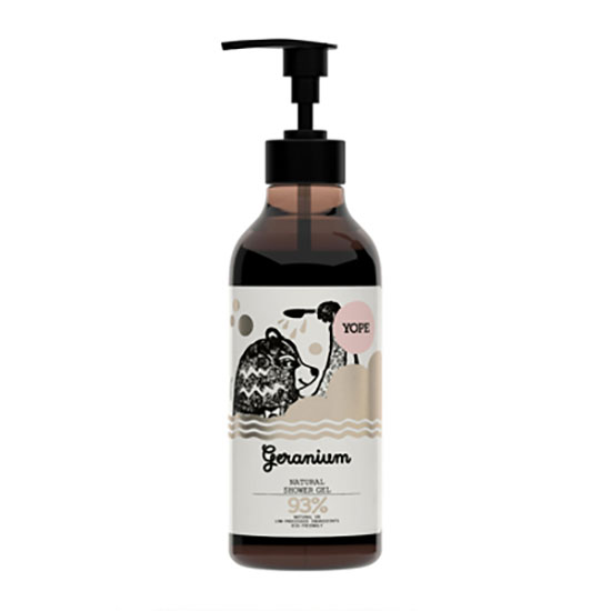 YOPE Natural Shower Gel Geranium 400ml