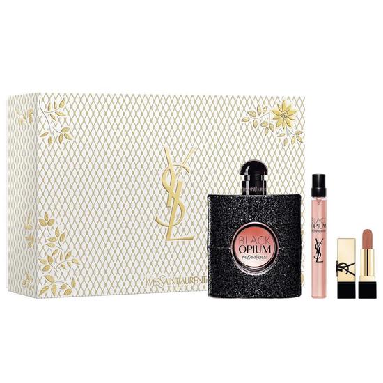Yves Saint Laurent Black Opium Eau De Parfum Gift Set 90ml
