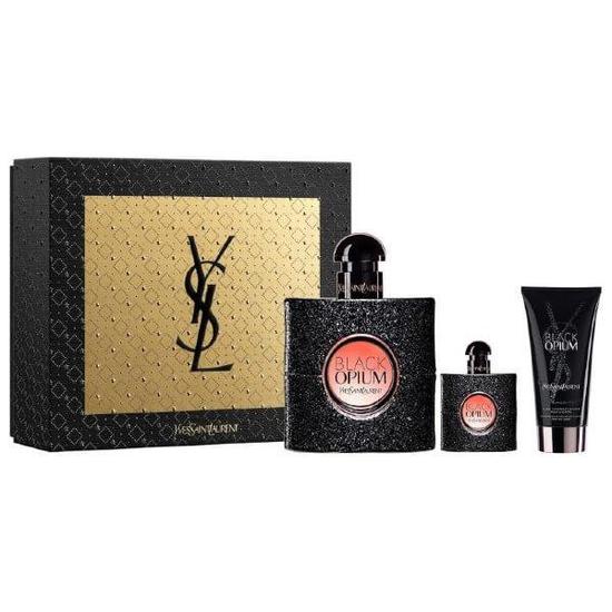 Yves Saint Laurent Black Opium Eau De Parfum Gift Set Eau De Parfum Spray (50ml + 7.5ml) + Body Lotion
