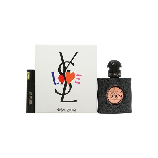 Yves Saint Laurent Black Opium Gift Set 30ml Eau De Parfum + 2ml Mascara