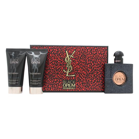 Yves Saint Laurent Black Opium Gift Set 50ml Eau De Parfum + Body Lotion 2 x 50ml