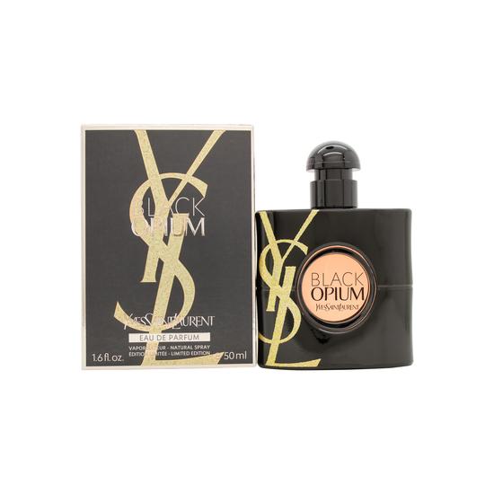 Yves Saint Laurent Black Opium Gold Attraction Edition Eau De Parfum Spray 50ml