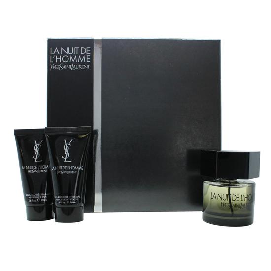 Yves Saint Laurent La Nuit De L'Homme Gift Set 100ml Eau De Toilette + Shower Gel 2 x 50ml