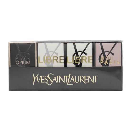 Yves Saint Laurent Libre Miniatures Gift Set 7.5ml Black Opium Eau De Parfum + 7.5ml Mon Paris Eau De Parfum + 7.5ml Libre Eau De Parfum + 7.5ml Libre Intense Eau De Parfum