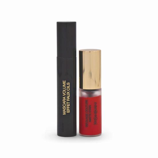 Yves Saint Laurent Mini Mascara & Lipstick Duo Set Imperfect Box