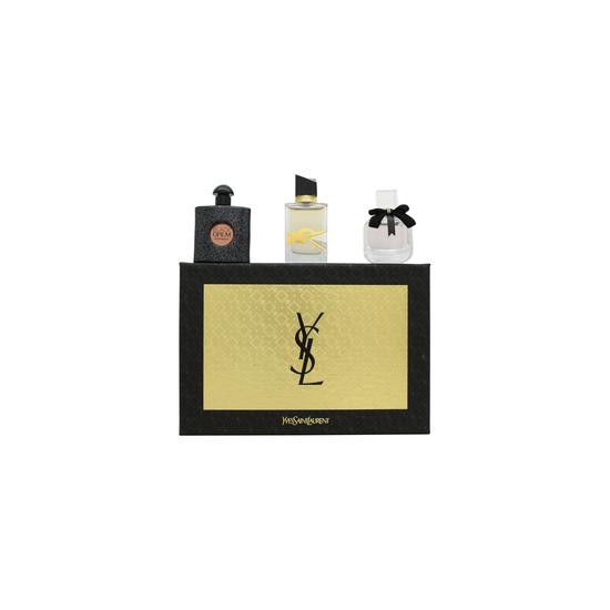 Yves Saint Laurent Miniature Gift Set 7.5ml Libre Eau De Parfum + 7.5ml Mon Paris Eau De Parfum + 7.5ml Black Opium Eau De Parfum