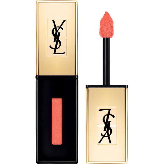 Yves Saint Laurent Rouge Pur Couture Vernis A Levres Lip Stain Gloss 07-Corail Aquarelle