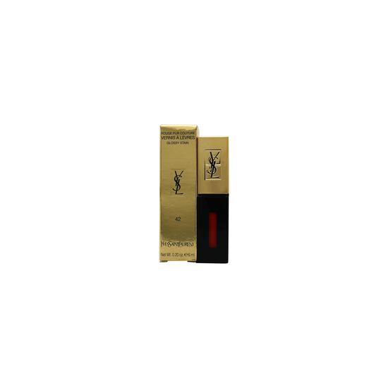 Yves Saint Laurent Rouge Pur Couture Vernis A Levres Glossy Stain -Tangerine Boho 6ml