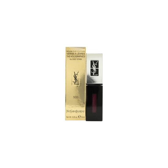 Yves Saint Laurent Vernis A Levres The Holographics Glossy Stain 503 Neon Prune 6ml