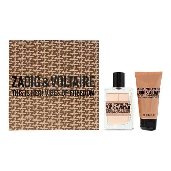 Zadig & Voltaire This Is Her! Vibes Of Freedom Eau De Parfum + Body Lotion 50ml