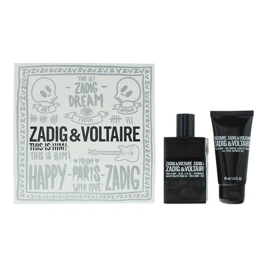 Zadig & Voltaire This Is Him! Eau De Toilette 50ml + Shower Gel 50ml Gift Set 50ml