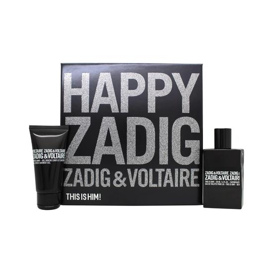 Zadig & Voltaire This Is Him Gift Set 50ml Eau De Toilette + 50ml Shower Gel