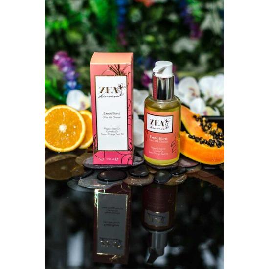 Zea Skincare Papaya Oil To Milk Cleanser Exotic Burst